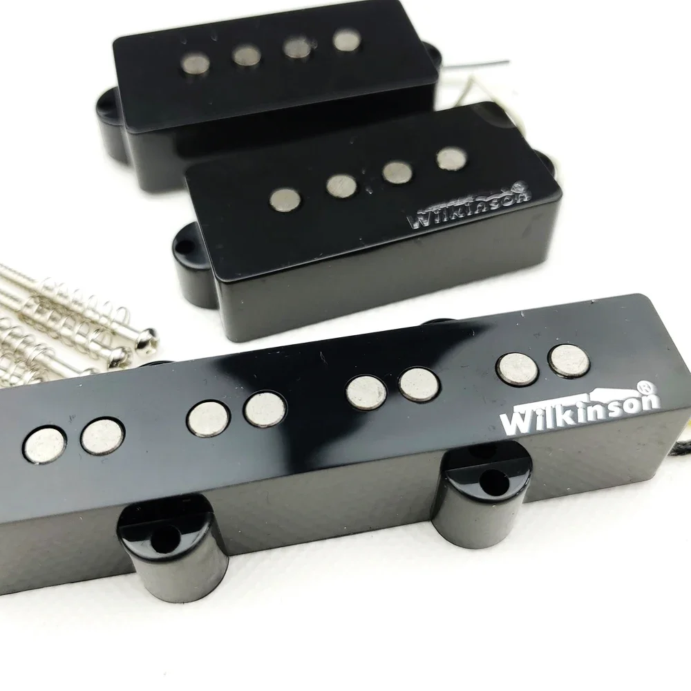 Wilkinson 4-Strings Electric Bass Guitar Pickup Set P Bass Humbucker WPB + WBJ Made in Korea for Enhanced Sound Quality
Wilkinson 4-Strings Electric Bass Guitar Pickup Set P Bass Humbucker WPB + WBJ Made in Korea for Enhanced Sound Quality