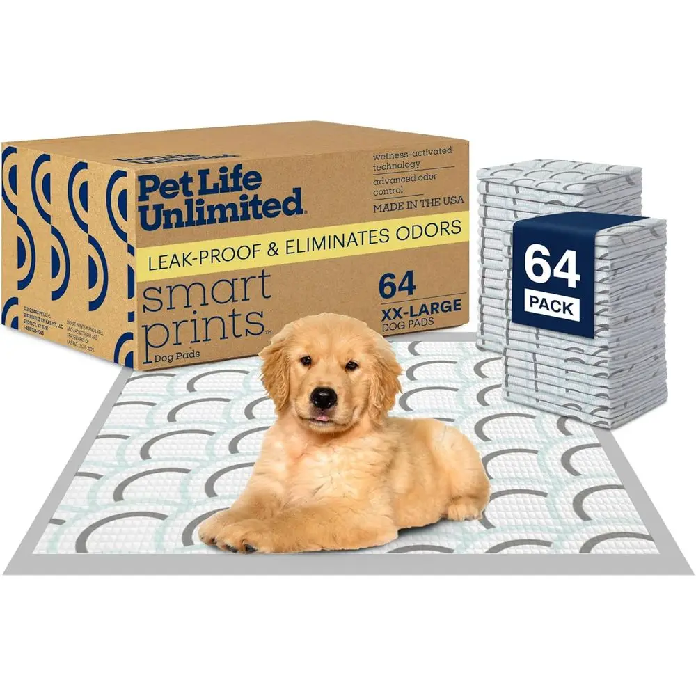 Extra Large Dog Potty Training Pads, 64 Pack, 30 x 36, Waterproof, Highly Absorbent, Fast Drying, Odor Control, Made in USA
Extra Large Dog Potty Training Pads, 64 Pack, 30 x 36, Waterproof, Highly Absorbent, Fast Drying, Odor Control, Made in USA