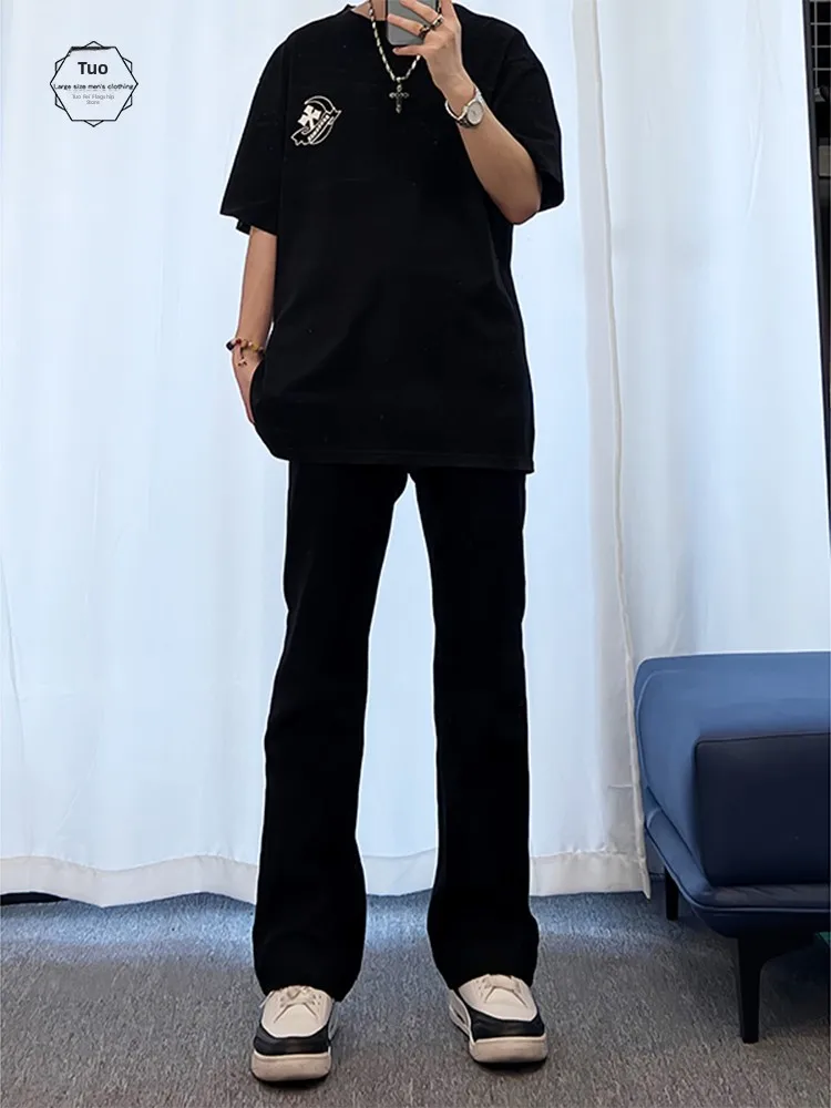 Мужские повседневные брюки Cleanfit с расклешенными штанинами из ледяного шелка, свободного кроя, удобные, модные, в уличном стиле, длинные, для осеннего сезона
Мужские повседневные брюки Cleanfit с расклешенными штанинами из ледяного шелка, свободного кроя, удобные, модные, в уличном стиле, длинные, для осеннего сезона