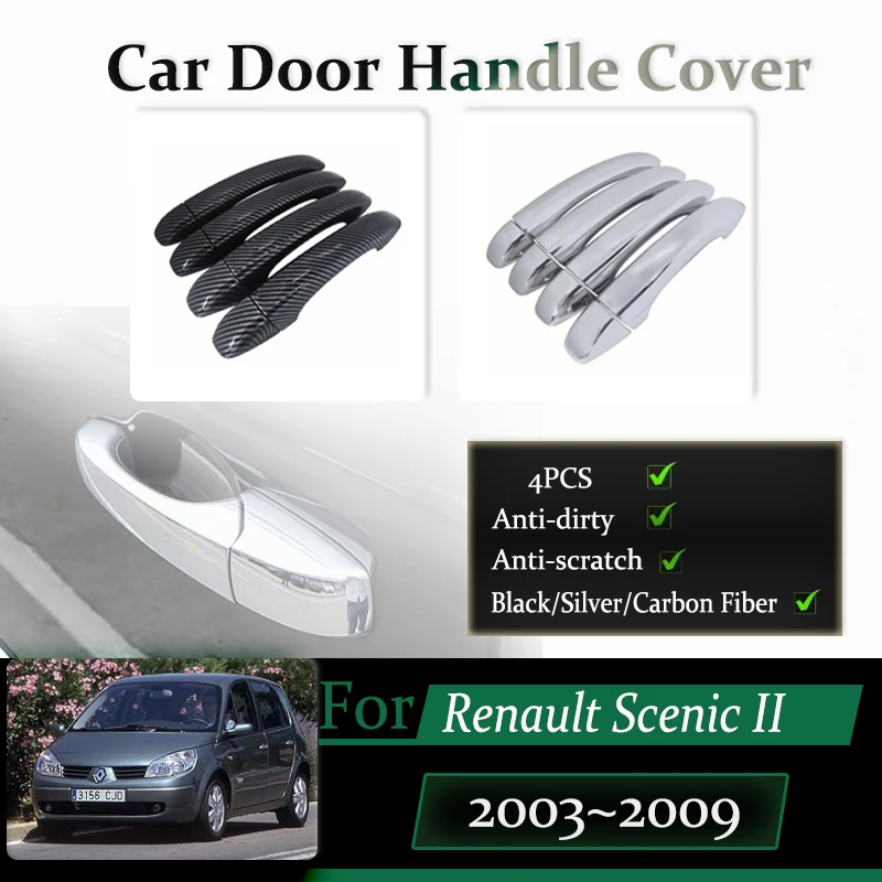 4 шт. чехлы на дверные ручки автомобиля для Renault Grand Scenic II 2003 2004 2005 2006 2007 2008 2009 хромированный АБС-пластик Стайлинг автомобильные аксессуары
4 шт. чехлы на дверные ручки автомобиля для Renault Grand Scenic II 2003 2004 2005 2006 2007 2008 2009 хромированный АБС-пластик Стайлинг автомобильные аксессуары