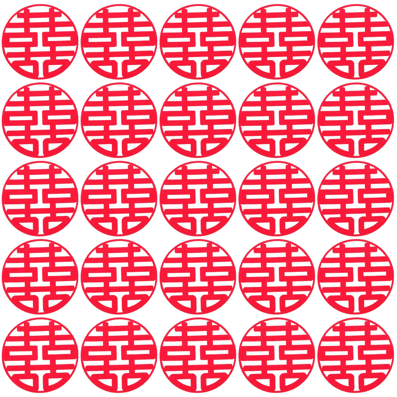 30Pcs Non-Woven Chinese Wedding Paper-Cut Xi Sticker Red Happy Festive Decor for Door Wall Window Home Decoration
30Pcs Non-Woven Chinese Wedding Paper-Cut Xi Sticker Red Happy Festive Decor for Door Wall Window Home Decoration