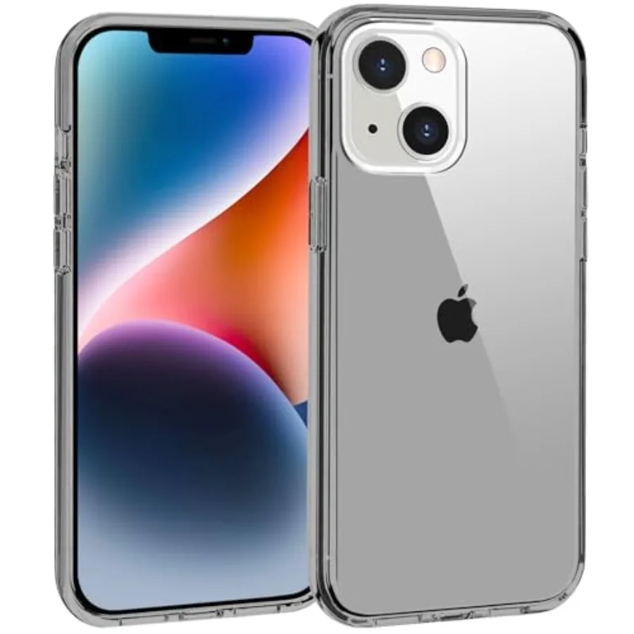Phone Case Compatible with iPhone 13 iPhone 14, Gray Case Clear Shockproof Protective Bumper Slim Cover for 6.1 Inch
Phone Case Compatible with iPhone 13 iPhone 14, Gray Case Clear Shockproof Protective Bumper Slim Cover for 6.1 Inch