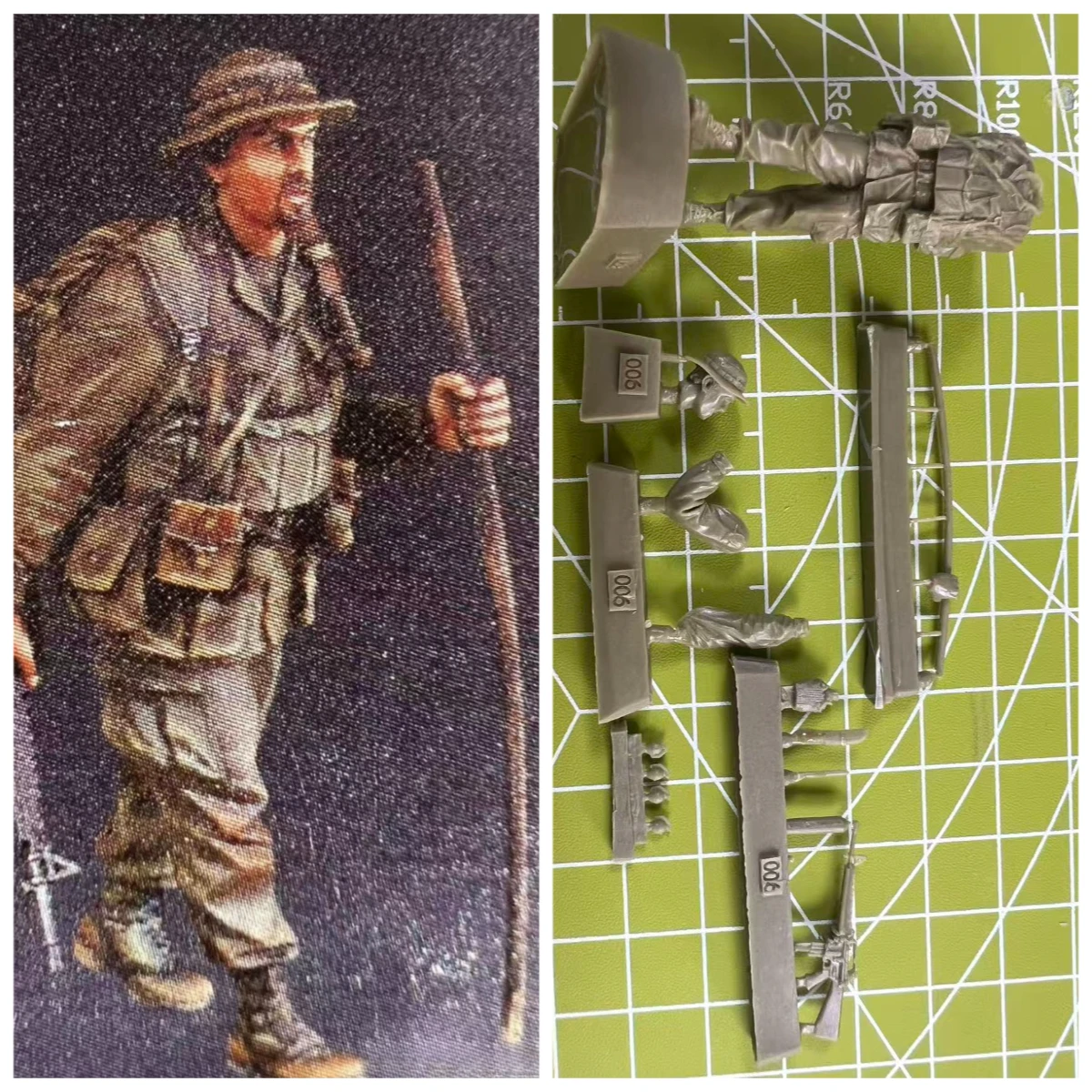 1/35 Cast Resin Model US Infantry in Vietnam Model 2-person Scene Model Toy Unpainted
1/35 Cast Resin Model US Infantry in Vietnam Model 2-person Scene Model Toy Unpainted