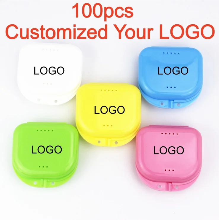 100 Customized your LOGO Retainer Case, Mouth Guard Case with Tight Snap Closure and Vent Holes
100 Customized your LOGO Retainer Case, Mouth Guard Case with Tight Snap Closure and Vent Holes