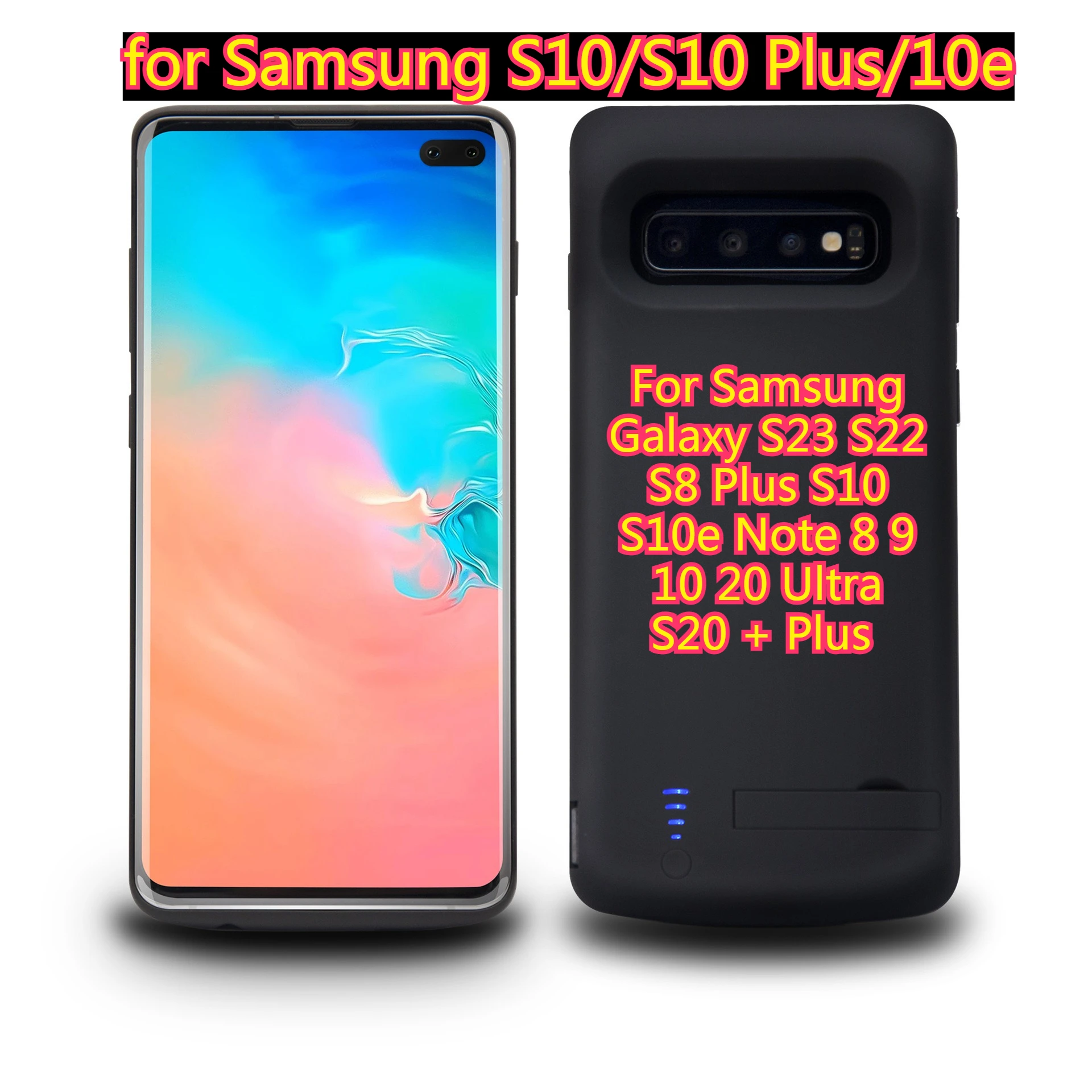 10000Mah Power Bank for Samsung Galaxy S23 S22 S8 Plus S10 S10e Note 8 9 10 20 Ultra S20 + Plus S21 FE Battery Charger Case
10000Mah Power Bank for Samsung Galaxy S23 S22 S8 Plus S10 S10e Note 8 9 10 20 Ultra S20 + Plus S21 FE Battery Charger Case