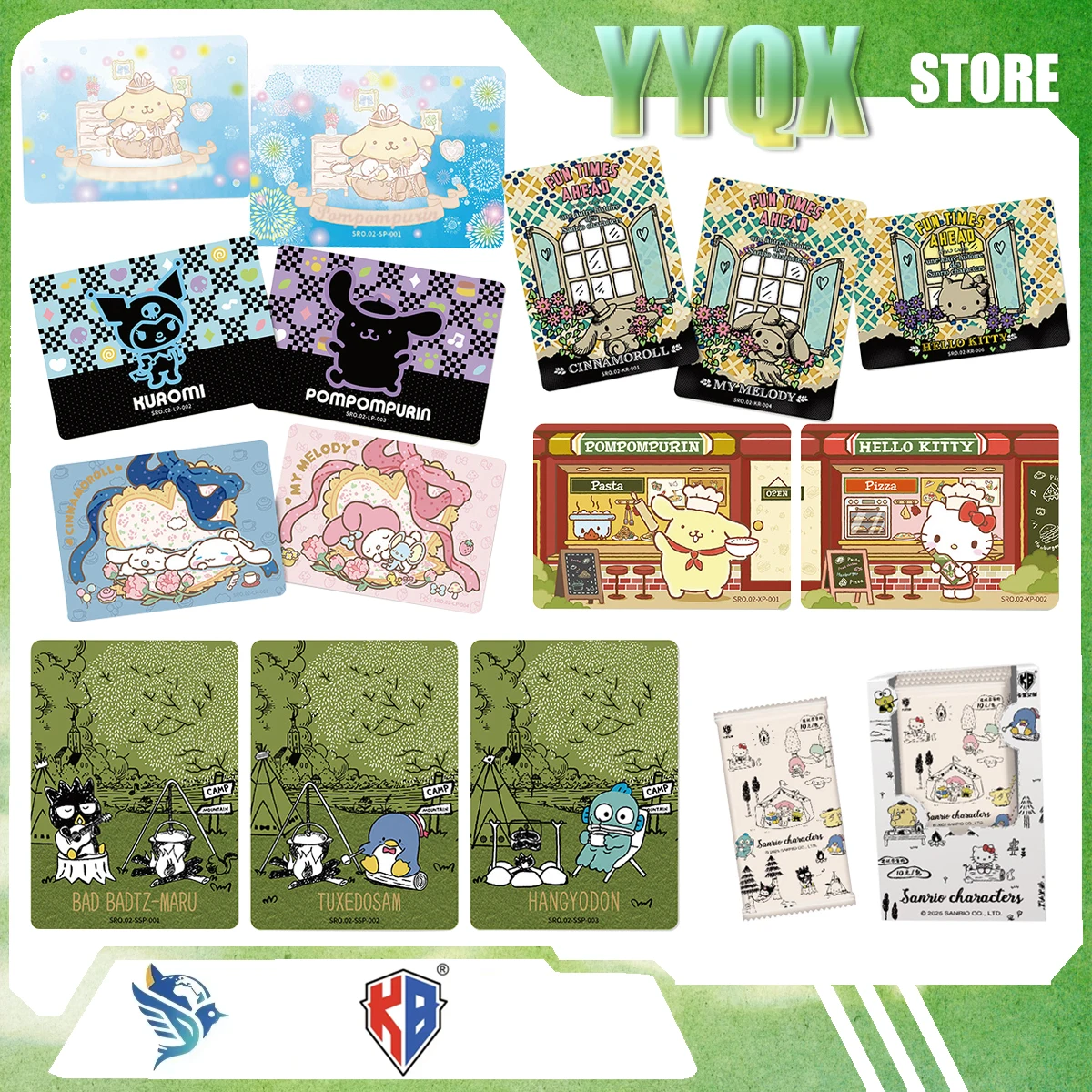 KABAO 2026 NEW Sanrio Cinnamoroll Hello Kitty Pom Pom Purin Kuromi Amphiprion Collection Card Peripheral Animations Cartoons
KABAO 2026 NEW Sanrio Cinnamoroll Hello Kitty Pom Pom Purin Kuromi Amphiprion Collection Card Peripheral Animations Cartoons