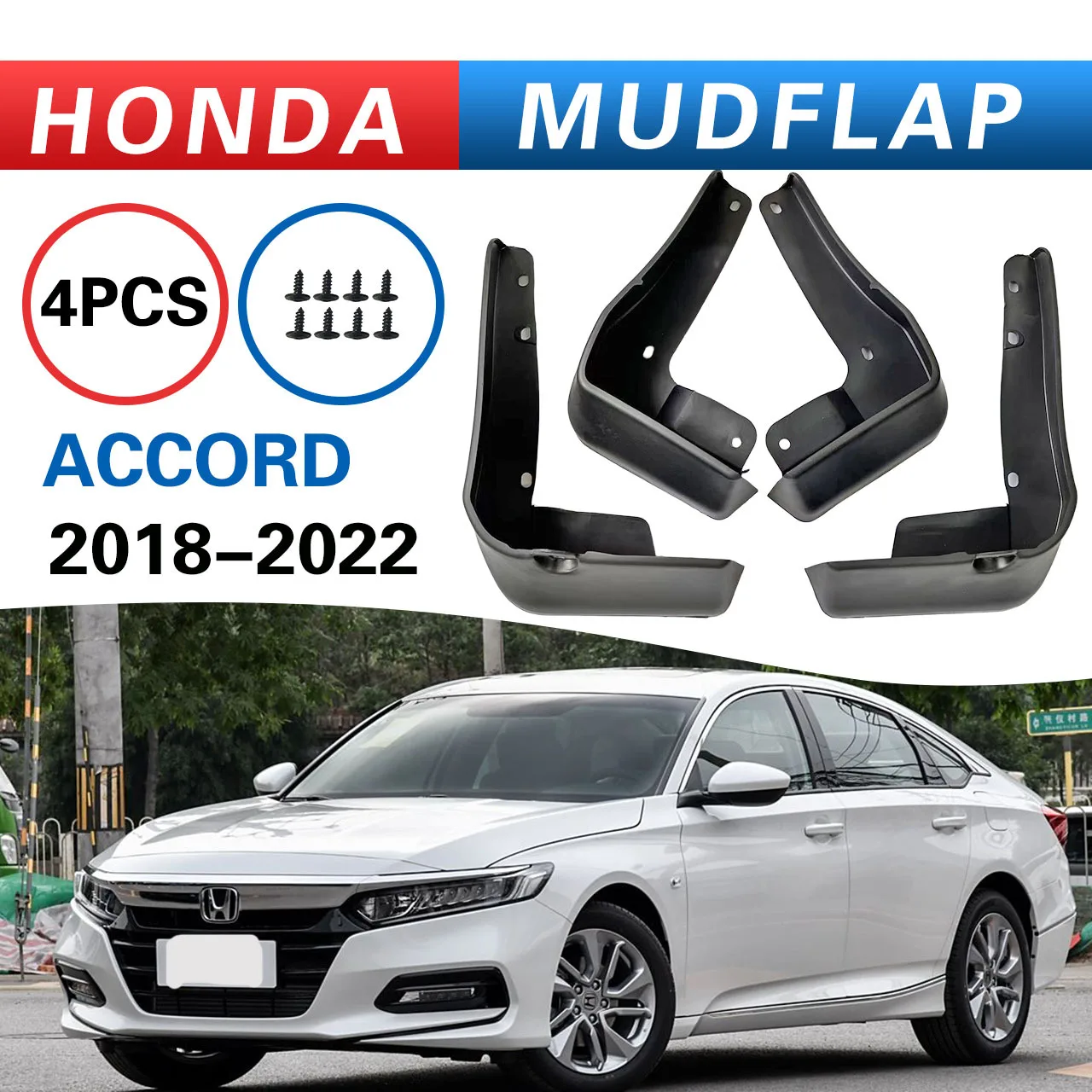 For HONDA Accord 2018-2022 mudguard, Splash proof mudguard, front and rear wheel fender
For HONDA Accord 2018-2022 mudguard, Splash proof mudguard, front and rear wheel fender