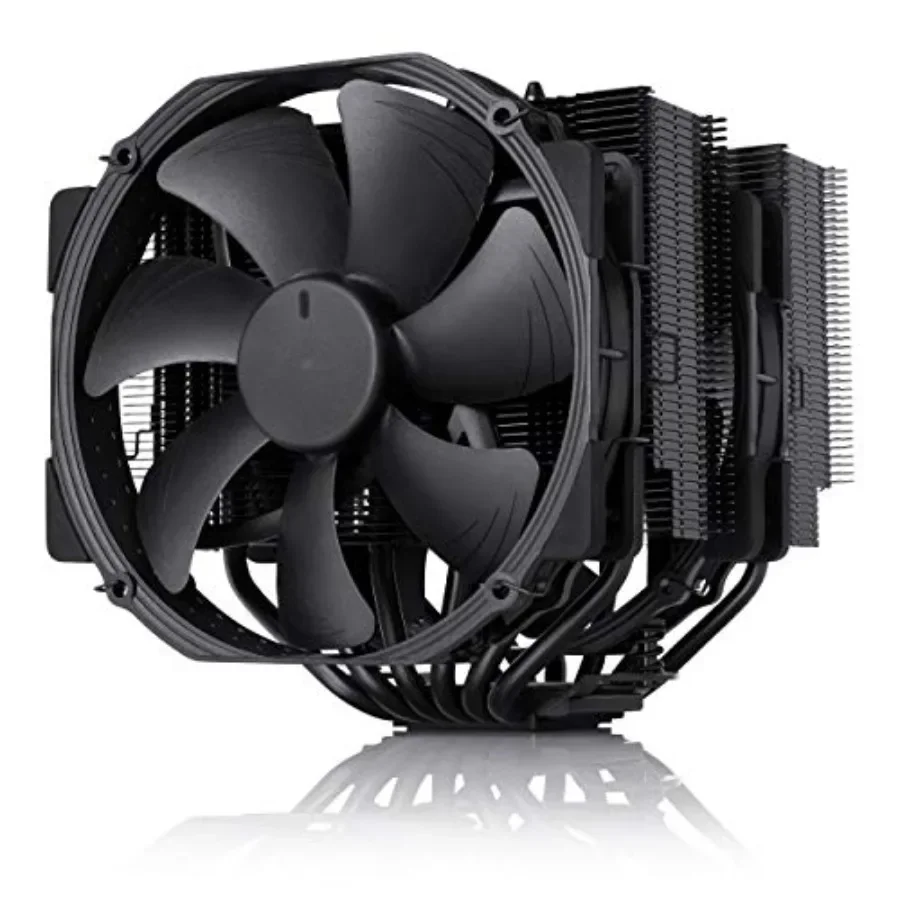 NH-D15 chromax.Black Dual-Tower CPU Cooler for high-performance desktops, black aluminum and black nickel-plated copper, matte
NH-D15 chromax.Black Dual-Tower CPU Cooler for high-performance desktops, black aluminum and black nickel-plated copper, matte