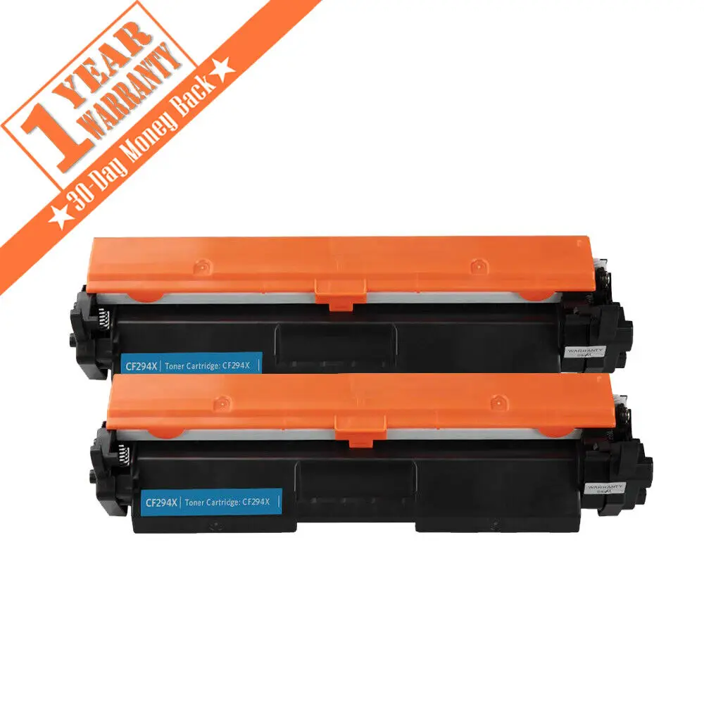 2PK CF294X 94X Toner Cartridge High Yield for HP Laserjet M118dw 148dw M148fdw
2PK CF294X 94X Toner Cartridge High Yield for HP Laserjet M118dw 148dw M148fdw