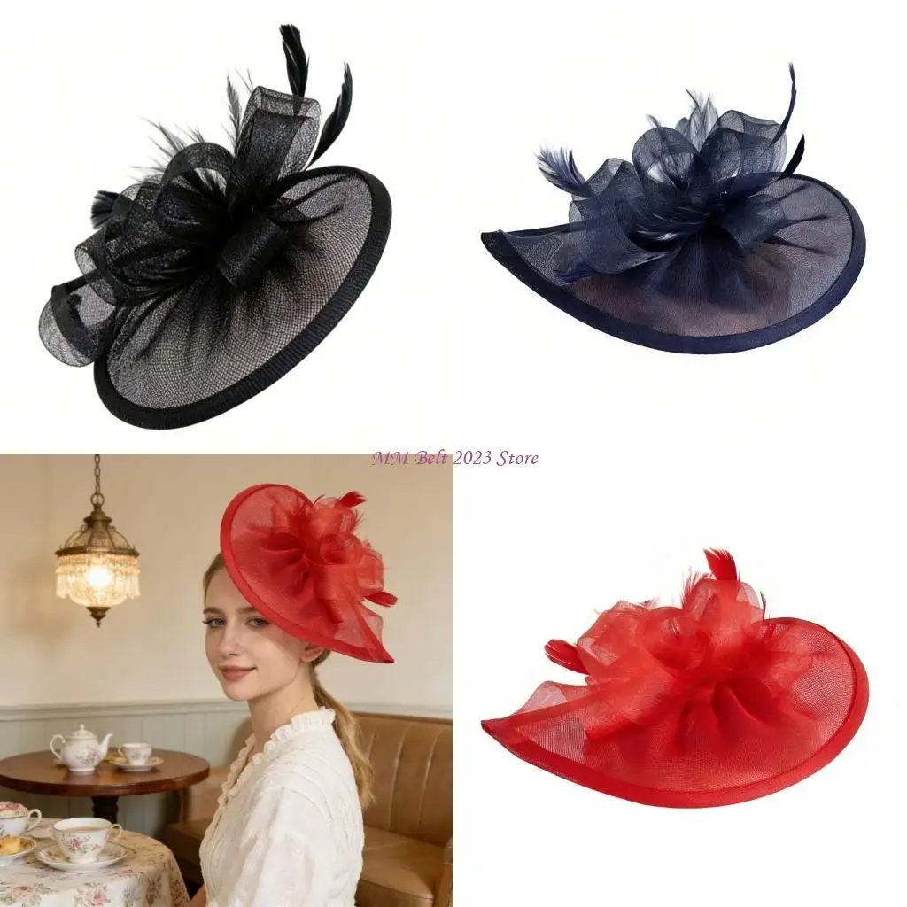 49ME Delicate Mesh Headwear Decoration For Bridesmaids Race Day Event Elegant Accessory
49ME Delicate Mesh Headwear Decoration For Bridesmaids Race Day Event Elegant Accessory