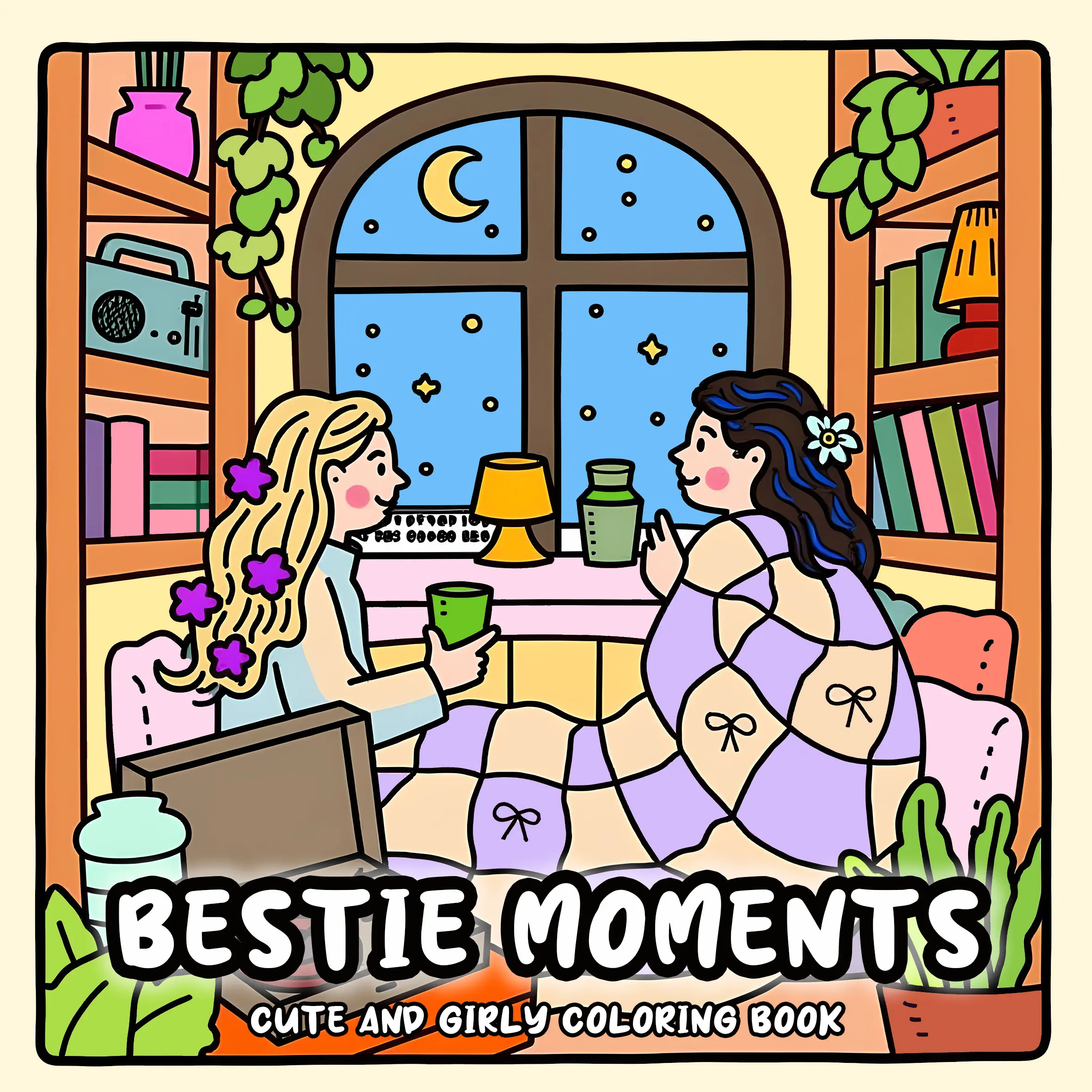BESTIE MOMENTS: Coloring Book for Adults Featuring Cute Cozy Daily Activities for Relaxation (Cozy Spaces Coloring)
BESTIE MOMENTS: Coloring Book for Adults Featuring Cute Cozy Daily Activities for Relaxation (Cozy Spaces Coloring)