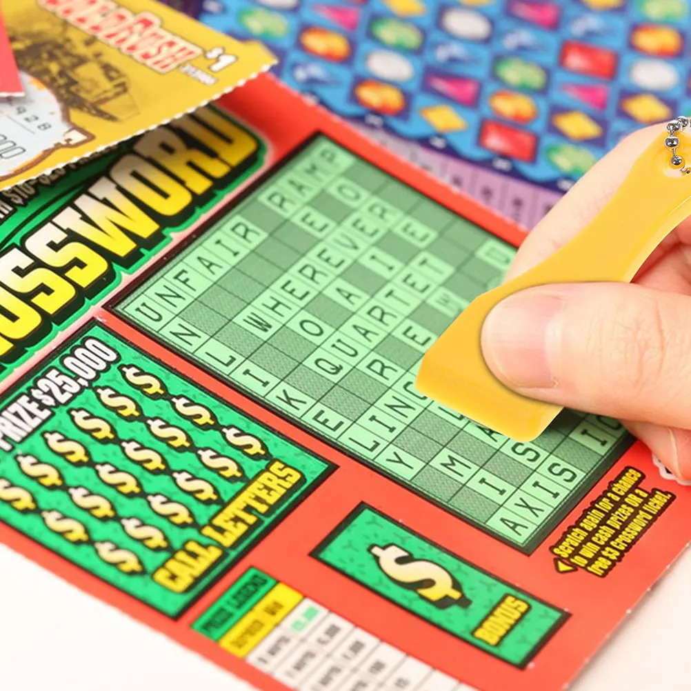 20 pcs Lottery Scratchers Plastic Ticket Scrapers Compact Size Multipurpose Tool Lotto Label Small Plastic Scraper
20 pcs Lottery Scratchers Plastic Ticket Scrapers Compact Size Multipurpose Tool Lotto Label Small Plastic Scraper