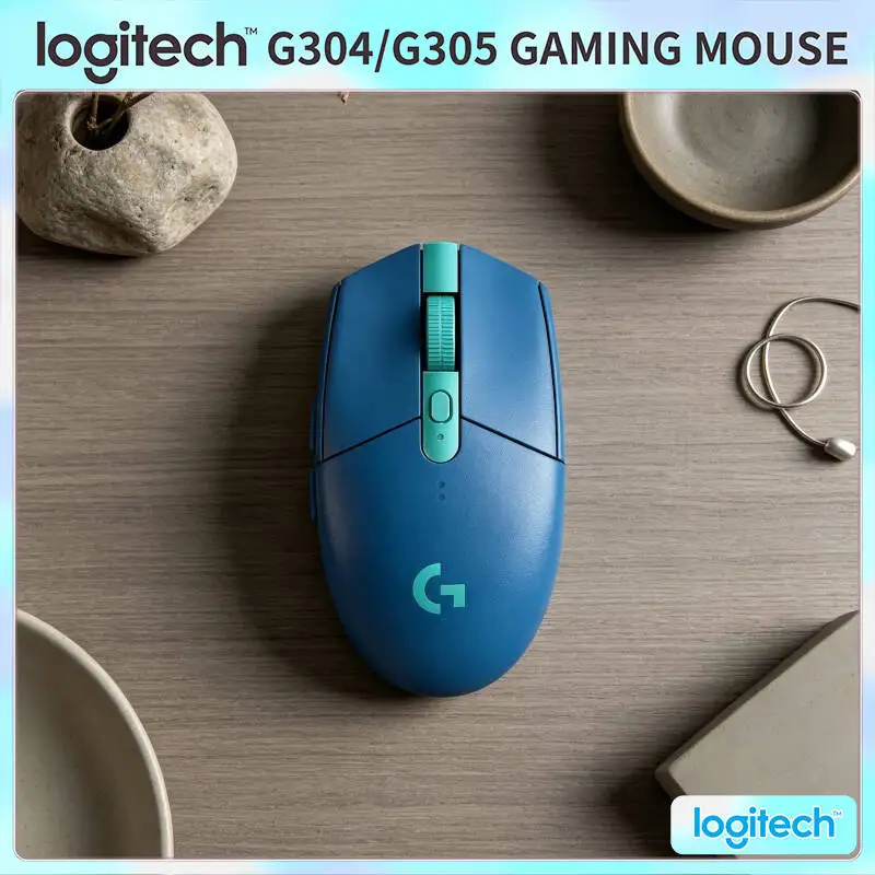 Logitech G304 Wireless Mouse 12000 DPI HERO Sensor LIGHTSPEED 1ms 9-Month Battery Quick Setup Gamers