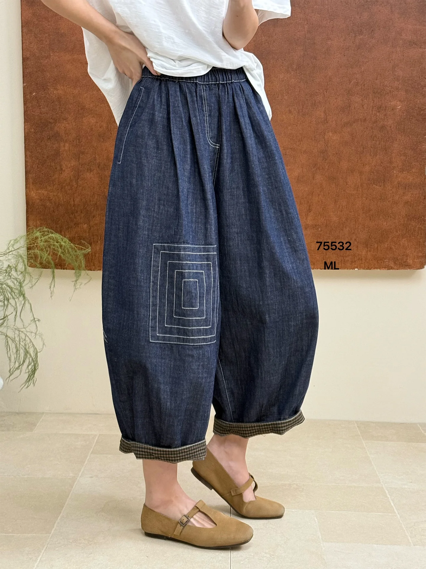 Non-fading Wide Leg Denim Jeans Casual Harlan Pants Loose Fit Cotton Spring Summer Ladies Casual Fashion Small Size
Non-fading Wide Leg Denim Jeans Casual Harlan Pants Loose Fit Cotton Spring Summer Ladies Casual Fashion Small Size