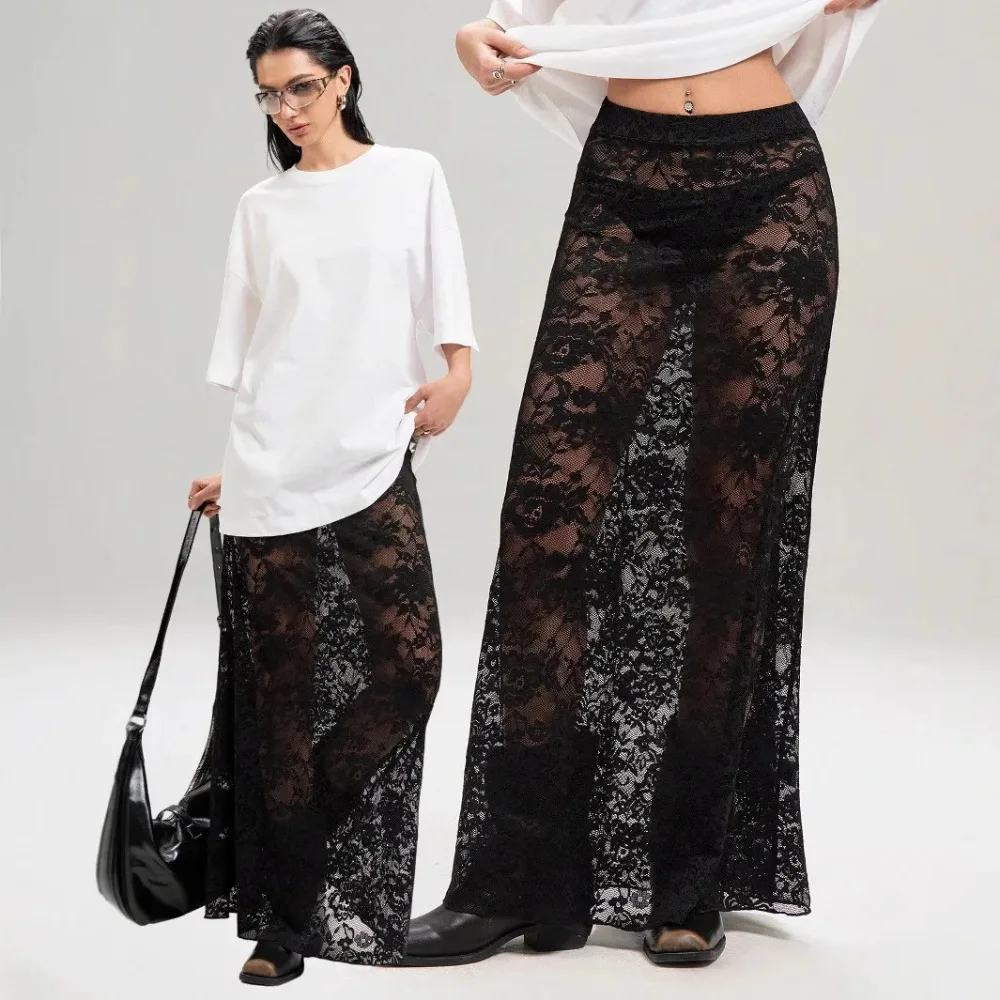 2026 Women's Solid Colour Slim Package Hip Street Fashion High Waist Lace Half-body Skirt Women's Summer New Clothing
2026 Women's Solid Colour Slim Package Hip Street Fashion High Waist Lace Half-body Skirt Women's Summer New Clothing