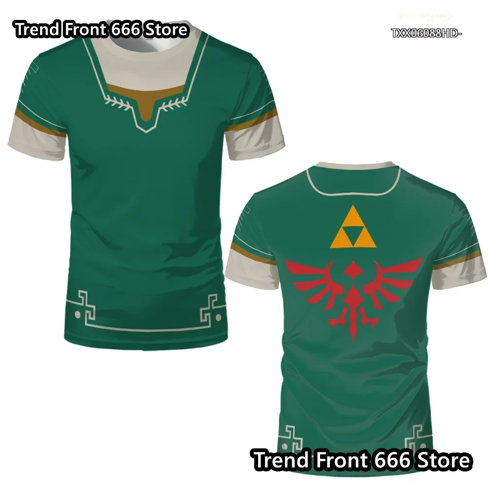 Zelda Hot Game RPG Costume Kids And Mens T shirt 3D Prited Children's Crewneck T-shirt Boys Girls Short Sleeve Casual Tees
Zelda Hot Game RPG Costume Kids And Mens T shirt 3D Prited Children's Crewneck T-shirt Boys Girls Short Sleeve Casual Tees