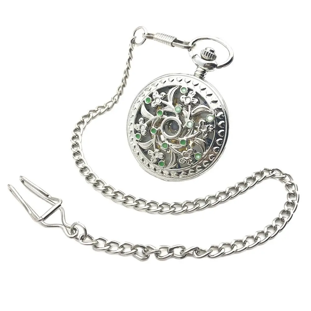 Antique Style Silver Tone Case Mechanical Men's Steampunk Roman Number White Dial Pocket Watch W/Chain Nice Gift
Antique Style Silver Tone Case Mechanical Men's Steampunk Roman Number White Dial Pocket Watch W/Chain Nice Gift