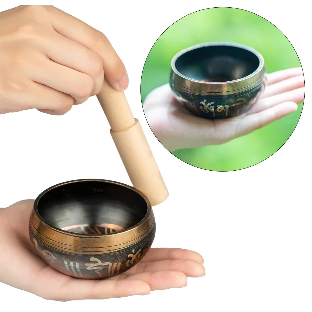 Tibetan Bowls Buddhism Brass Singing Bowl 8cm Antique Design Suitable For Yoga Meditation Sound Healing 
Tibetan Bowls Buddhism Brass Singing Bowl 8cm Antique Design Suitable For Yoga Meditation Sound Healing