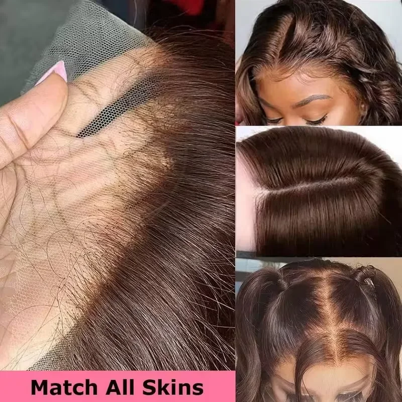 30 36 Inches Body Wave Chocolate Brown 13x6 HD Lace Frontal Wigs #4 Colored Chocolate Brown Human Hair Wigs 200 Density Chocolate Brown 13x6 HD Lace Frontal Wigs Pre Plucked Wigs For Women
30 36 Inches Body Wave Chocolate Brown 13x6 HD Lace Frontal Wigs #4 Colored Chocolate Brown Human Hair Wigs 200 Density Chocolate Brown 13x6 HD Lace Frontal Wigs Pre Plucked Wigs For Women