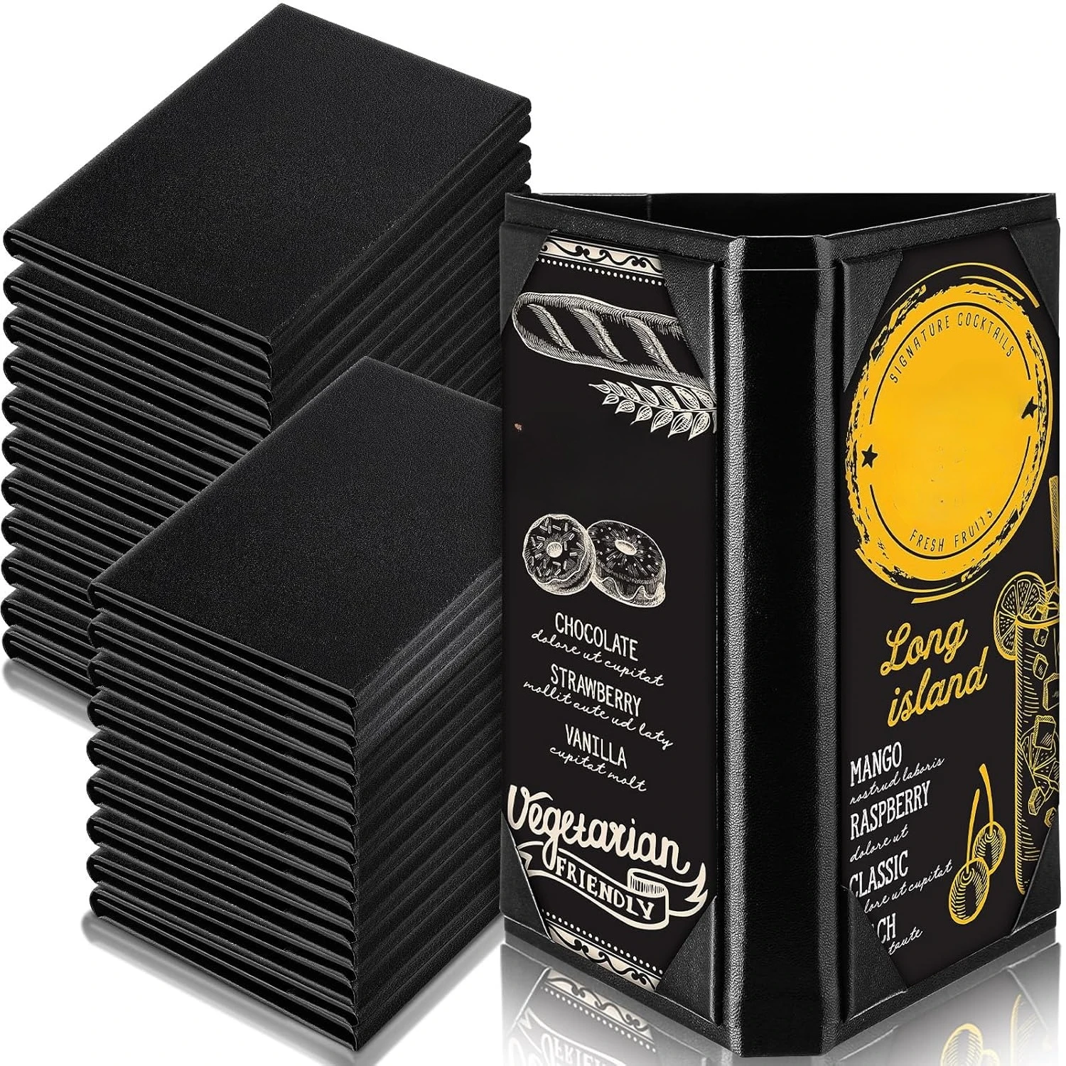 20 Pcs 4 x 6 Inch Triangle Table Tent Leatherette Menu Holders 3 Sided Menu Cover Frame Menu Sign Holders·Hot selling quality
20 Pcs 4 x 6 Inch Triangle Table Tent Leatherette Menu Holders 3 Sided Menu Cover Frame Menu Sign Holders·Hot selling quality