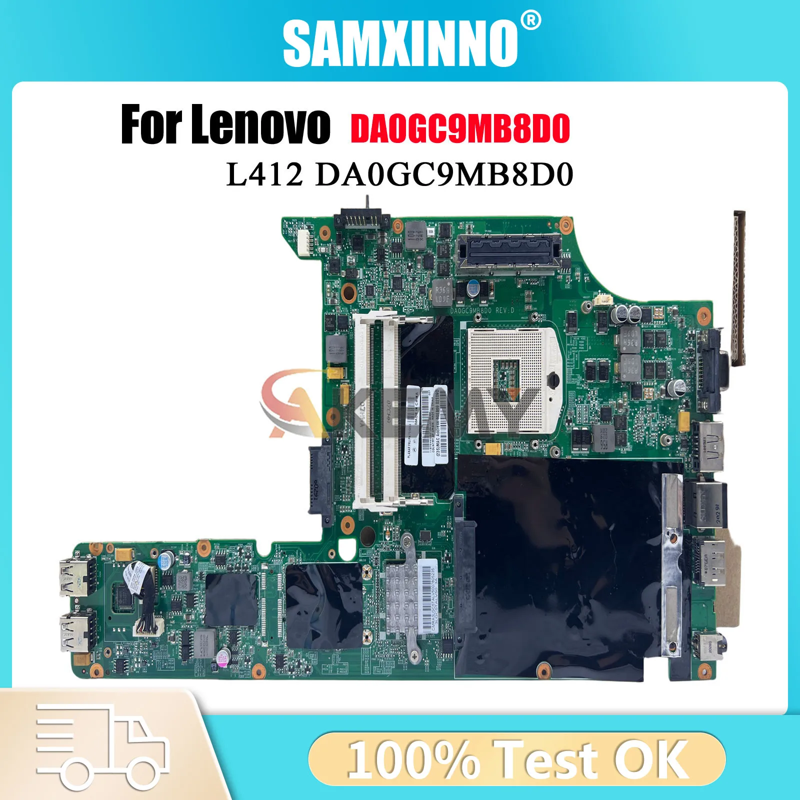 DA0GC9MB8D0 Материнская плата для ноутбука Lenovo L412 с набором микросхем DDR3 HM55 100% полностью протестирована
DA0GC9MB8D0 Материнская плата для ноутбука Lenovo L412 с набором микросхем DDR3 HM55 100% полностью протестирована