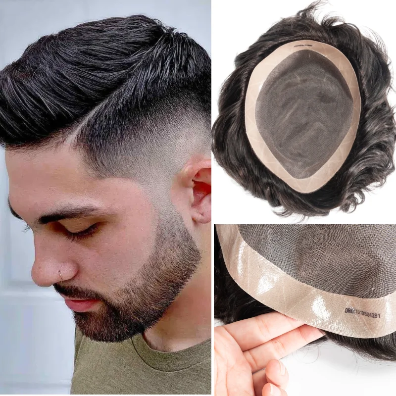 Human Hair Fine Mono Toupee 7x9 6inch PU+NPU Base Hair Replacement for Men Wholesale Dropship Color #2 #1B
Human Hair Fine Mono Toupee 7x9 6inch PU+NPU Base Hair Replacement for Men Wholesale Dropship Color #2 #1B