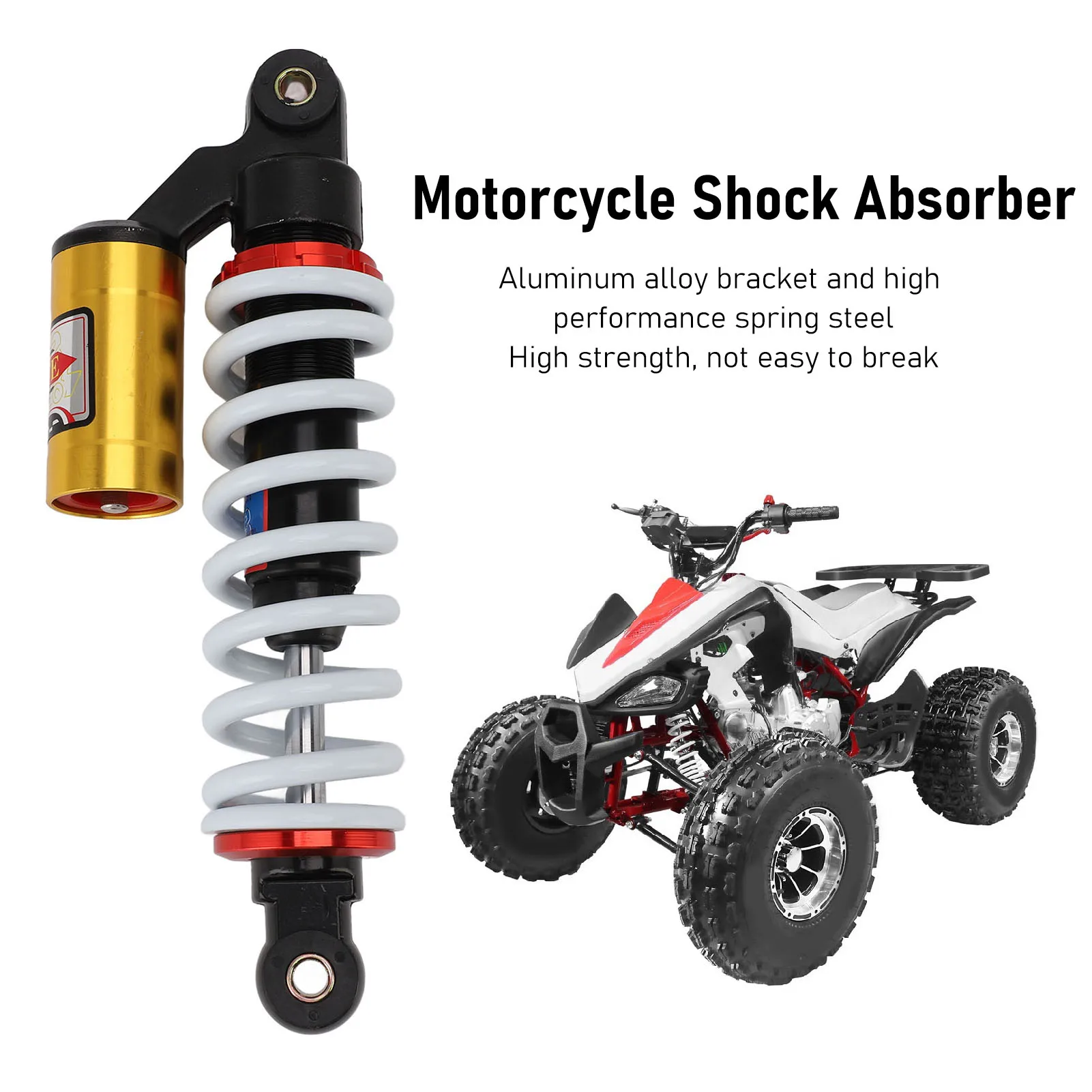 Мотоциклетный амортизатор 285 мм, регулируемый демпфирующий демпфер подвески мотоцикла высокой твердости для ATV Quad Dirt Bike
Мотоциклетный амортизатор 285 мм, регулируемый демпфирующий демпфер подвески мотоцикла высокой твердости для ATV Quad Dirt Bike