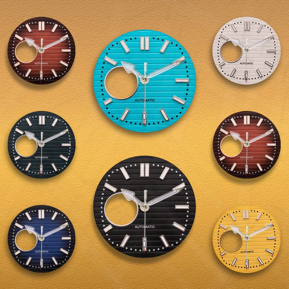 SEI 30.5mm S Logo Nautilus Hollow Dial Green Luminous Suitable for NH38 Movement High-Quality Watch Modification repair Accessor
SEI 30.5mm S Logo Nautilus Hollow Dial Green Luminous Suitable for NH38 Movement High-Quality Watch Modification repair Accessor