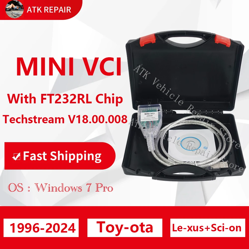 Диагностический программный интерфейс MINI VCI Techstream V18.00.08 Игрушечный считыватель ota / Lex - us совместим с диагностическим кабелем SAEJ2534 T - IS Techstream V18.0 0008 FT - DI FT232RL OBD2 до 2023 года
Диагностический программный интерфейс MINI VCI Techstream V18.00.08 Игрушечный считыватель ota / Lex - us совместим с диагностическим кабелем SAEJ2534 T - IS Techstream V18.0 0008 FT - DI FT232RL OBD2 до 2023 года