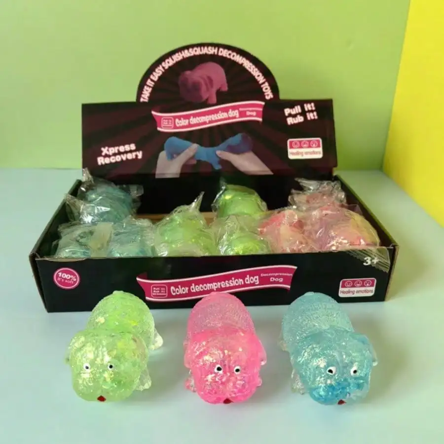 Buy 1 Get 1 Free Random Color Glitter Bulldog Squishy Toy, Transparent Sparkly Stress Relief Squeeze Toy For Kids And Adults
Buy 1 Get 1 Free Random Color Glitter Bulldog Squishy Toy, Transparent Sparkly Stress Relief Squeeze Toy For Kids And Adults