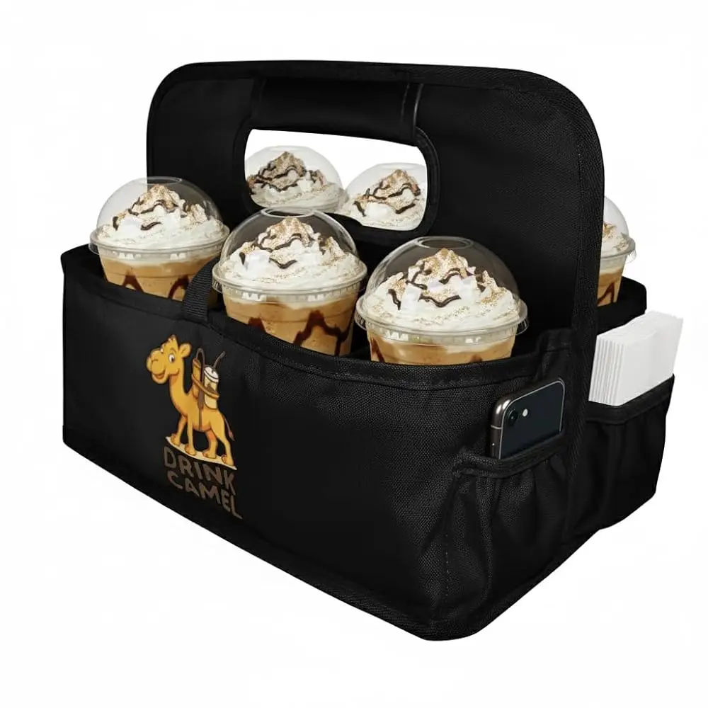 Free ShippingReusable Drink Carrier with Handle – Durable No-Spill Insulated & Collapsible Beverage Bag with Pockets, Portable
Free ShippingReusable Drink Carrier with Handle – Durable No-Spill Insulated & Collapsible Beverage Bag with Pockets, Portable