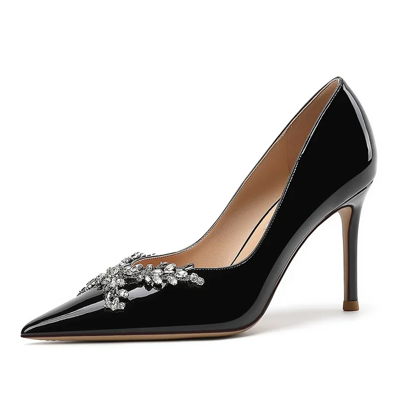 【Measure Your Feet Length Before Order】Crystal Elegant Luxry Designer Women Stiletto High Heels Sexy Dress Pumps Shoe 183-CHC-33
【Measure Your Feet Length Before Order】Crystal Elegant Luxry Designer Women Stiletto High Heels Sexy Dress Pumps Shoe 183-CHC-33