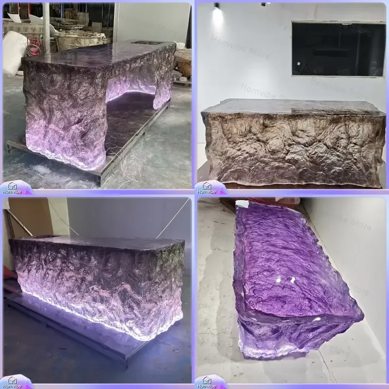 Luminous Resin Bar Table with RGB LED Lighting for Home Bar Villa Commercial Use Modern Round Cocktail Table Indoor Outdoor
Luminous Resin Bar Table with RGB LED Lighting for Home Bar Villa Commercial Use Modern Round Cocktail Table Indoor Outdoor