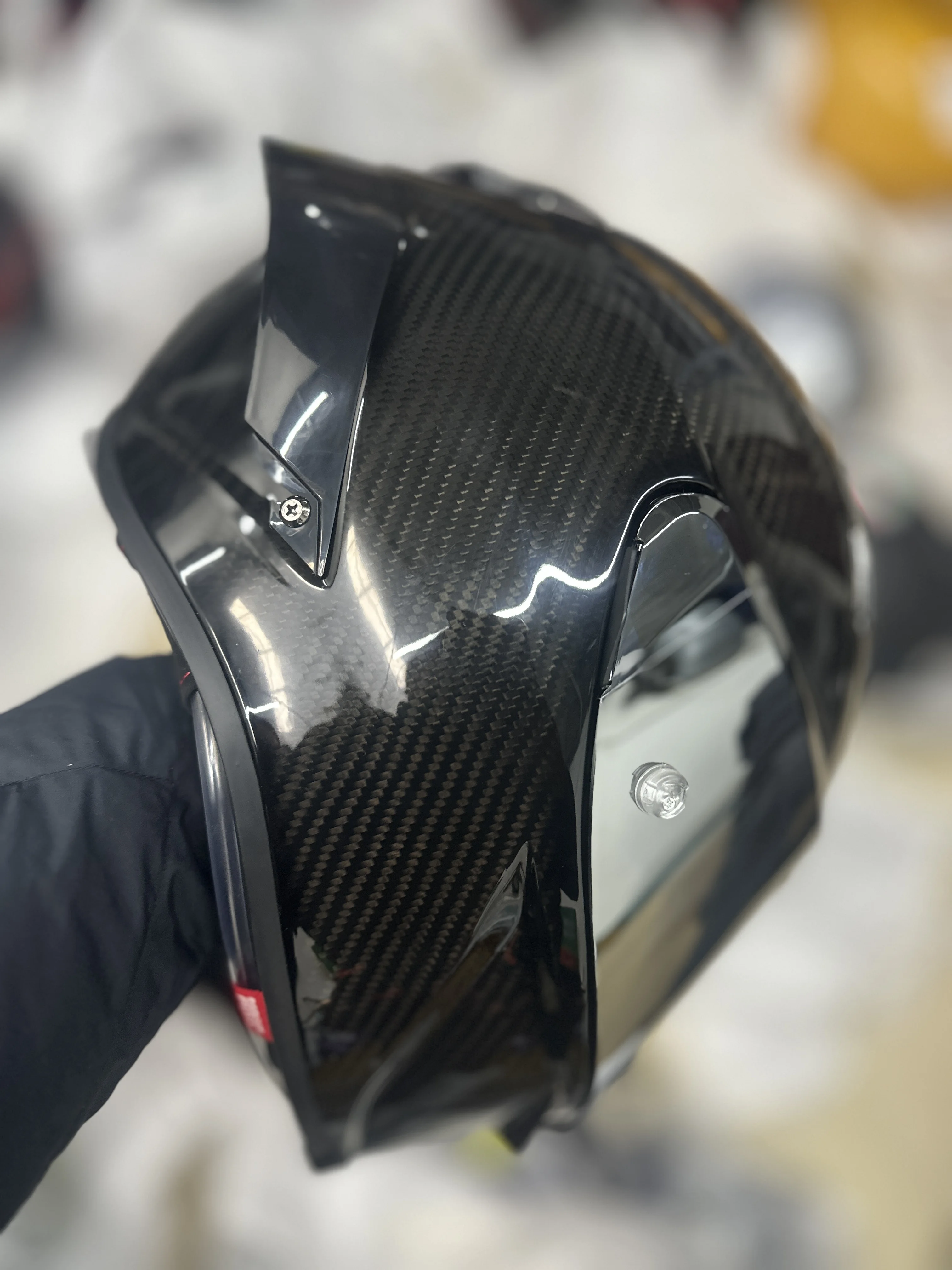 Carbon Fibre Full Face Helmet Motocross Racing Capacete Single Nail High End Configuration Motorcycle Equipments
Carbon Fibre Full Face Helmet Motocross Racing Capacete Single Nail High End Configuration Motorcycle Equipments