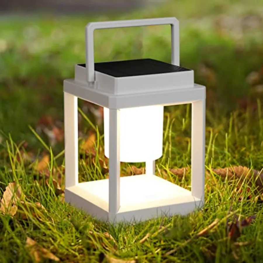 Outdoor Table Lamp, 3-Level Brightness LED Nightstand Lantern, Portable Rechargeable Solar Lamp IP44 Waterproof, Touch Control
Outdoor Table Lamp, 3-Level Brightness LED Nightstand Lantern, Portable Rechargeable Solar Lamp IP44 Waterproof, Touch Control