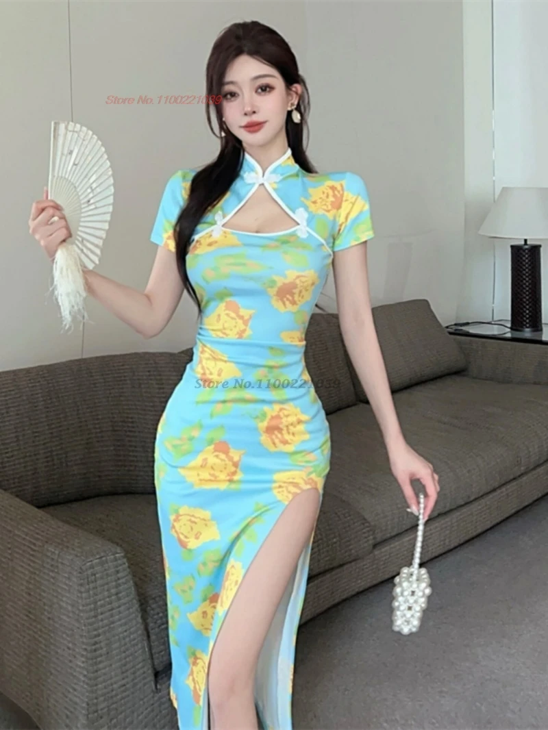 2025 chinese sexy qipao vintage party dress flower print improved cheongsam nightclub banquet dress retro evening qipao dress
2025 chinese sexy qipao vintage party dress flower print improved cheongsam nightclub banquet dress retro evening qipao dress