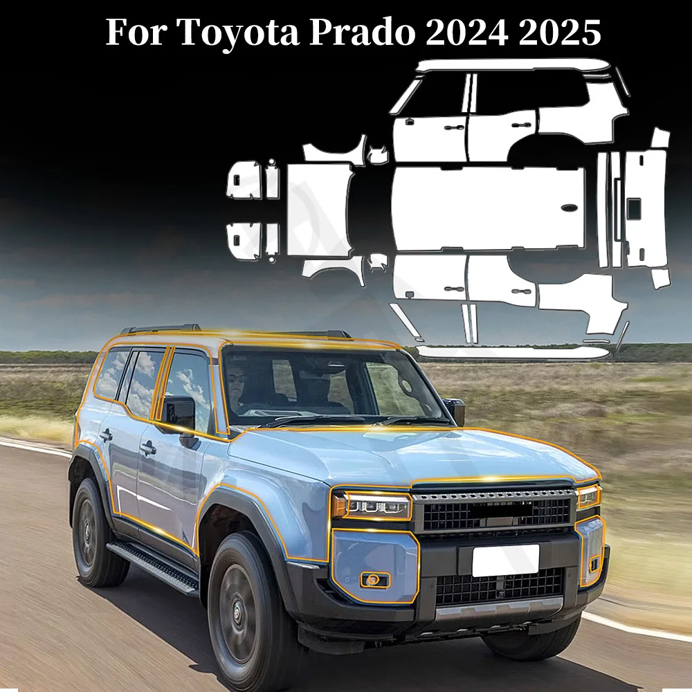 9Mil TPU Anti-scratch For Toyota Land Cruiser J250 LC250 Prado 2024 2025 Car Paint Protection Film Pre-cut Clear PPF Invisible
9Mil TPU Anti-scratch For Toyota Land Cruiser J250 LC250 Prado 2024 2025 Car Paint Protection Film Pre-cut Clear PPF Invisible