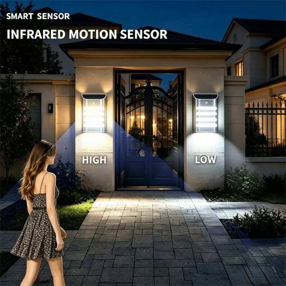Premium Stainless Steel Solar Wall Lamp Sturdiness Solar Energy Motion Sensor Outdoor Light Wireless Motion Sensor
Premium Stainless Steel Solar Wall Lamp Sturdiness Solar Energy Motion Sensor Outdoor Light Wireless Motion Sensor