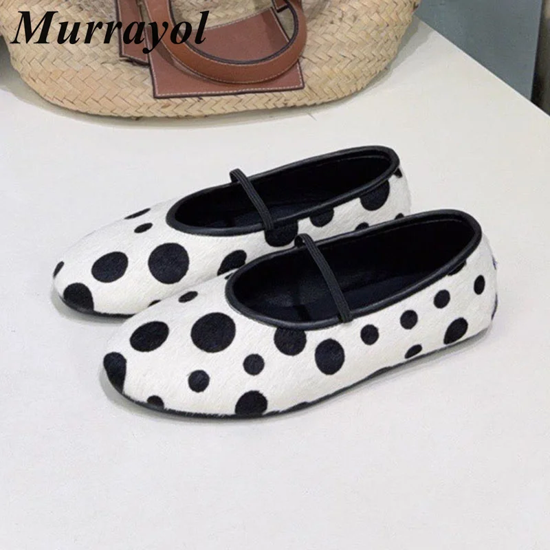 Flats Ballet Shoes Women Shallow Mouth Round Toe Spring Autumn Suede Polka Dot Single Shoes Grandma Shoes 2026 Lazy Loafers
Flats Ballet Shoes Women Shallow Mouth Round Toe Spring Autumn Suede Polka Dot Single Shoes Grandma Shoes 2026 Lazy Loafers