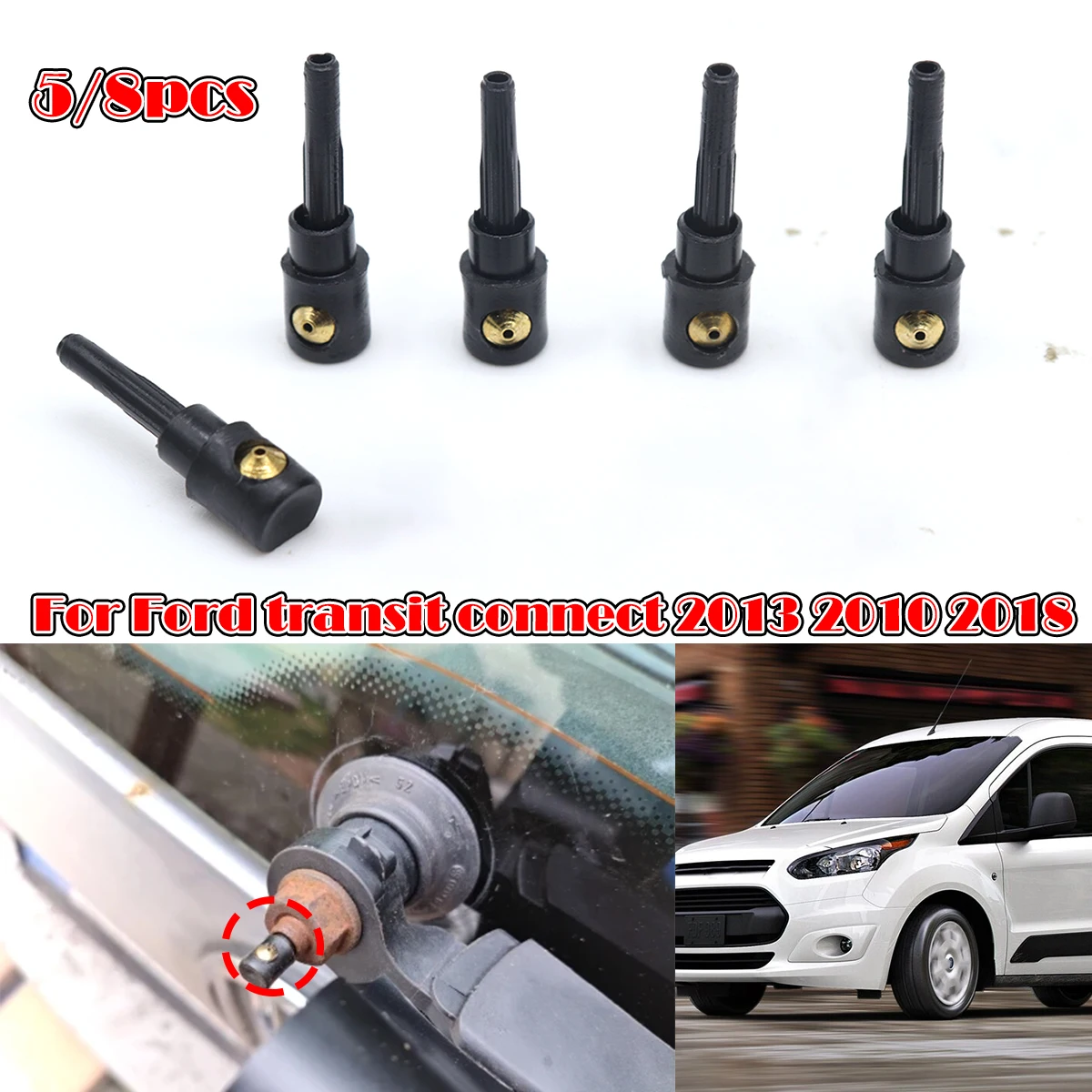 5/8PC For Ford transit connect 2013 2010 Benz A Class W169 Rear Wiper Washer Jet Nozzle Windscreen Window Spray Cover Rocker
5/8PC For Ford transit connect 2013 2010 Benz A Class W169 Rear Wiper Washer Jet Nozzle Windscreen Window Spray Cover Rocker
