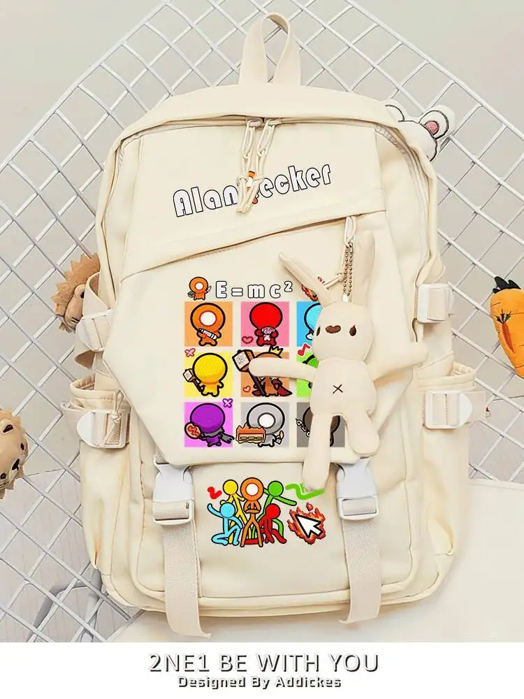 Alanbecker Stickman Five Colors Set Alan Mouse Anime Merchandise Backpack School Bag
Alanbecker Stickman Five Colors Set Alan Mouse Anime Merchandise Backpack School Bag