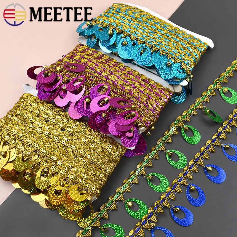 Meetee 6cm 3/5/9M Pendant Sequins Tassel Lace Trims for Sewing Dance Dress Performance Clothes DIY Material Crafts Accessories
Meetee 6cm 3/5/9M Pendant Sequins Tassel Lace Trims for Sewing Dance Dress Performance Clothes DIY Material Crafts Accessories