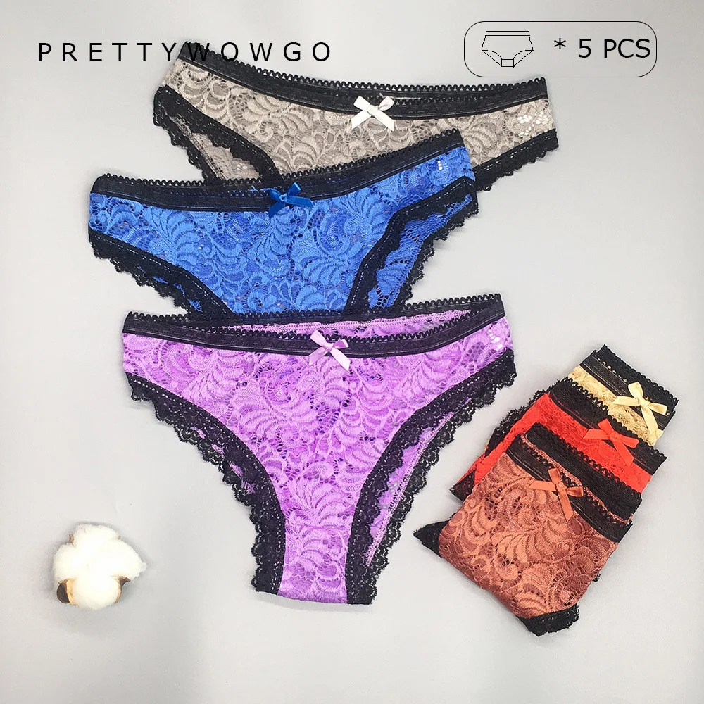 5 PCS New Arrival Intimates Transparent Briefs Women Low Waist Lace Panties
5 PCS New Arrival Intimates Transparent Briefs Women Low Waist Lace Panties