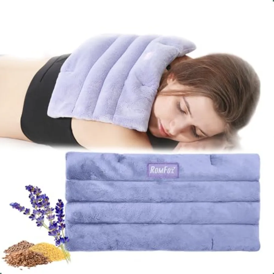 Romfox Microwavable Heating Pad for Pain Relief, Moist Heat for Cramps, Muscles, Joints, Back, Neck and Shoulders, Heat Compres
Romfox Microwavable Heating Pad for Pain Relief, Moist Heat for Cramps, Muscles, Joints, Back, Neck and Shoulders, Heat Compres