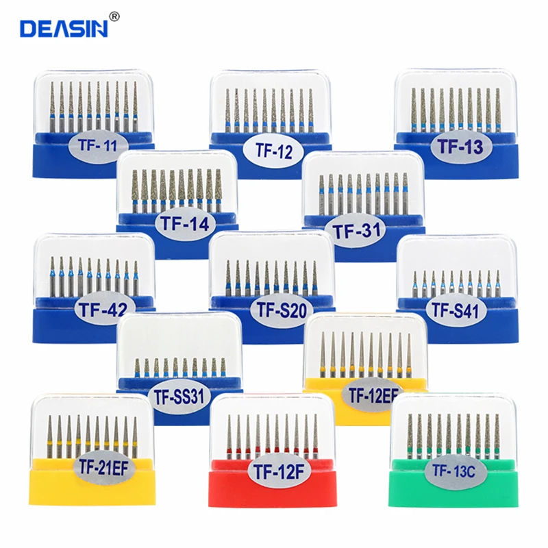 10pcs/Box Dental Diamond Burs FG Dia-burs 1.6mm Shank for High Speed Handpiece Burs Dentist Tools FO series
10pcs/Box Dental Diamond Burs FG Dia-burs 1.6mm Shank for High Speed Handpiece Burs Dentist Tools FO series