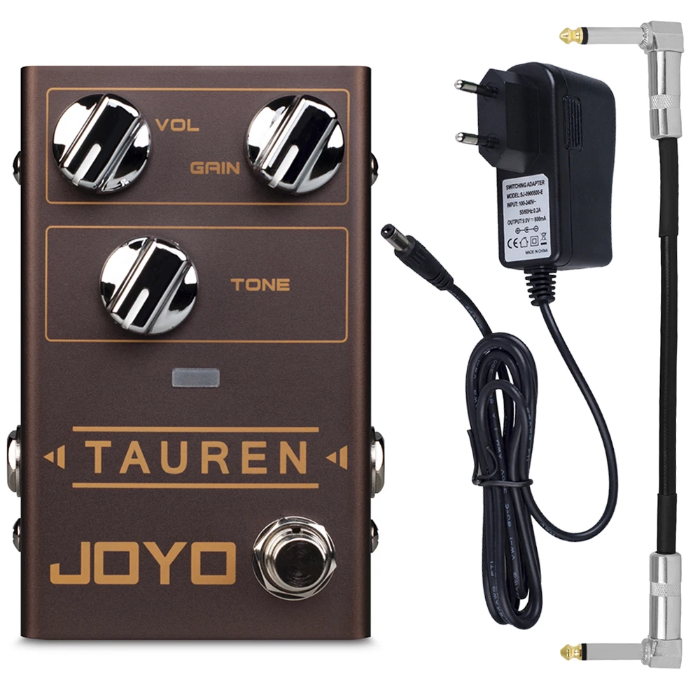 JOYO педаль для гитарных эффектов R-01 TAUREN Overdrive, педаль для гитары с высоким коэффициентом усиления от Clean Boost до искажений, аксессуары для гитары
JOYO педаль для гитарных эффектов R-01 TAUREN Overdrive, педаль для гитары с высоким коэффициентом усиления от Clean Boost до искажений, аксессуары для гитары