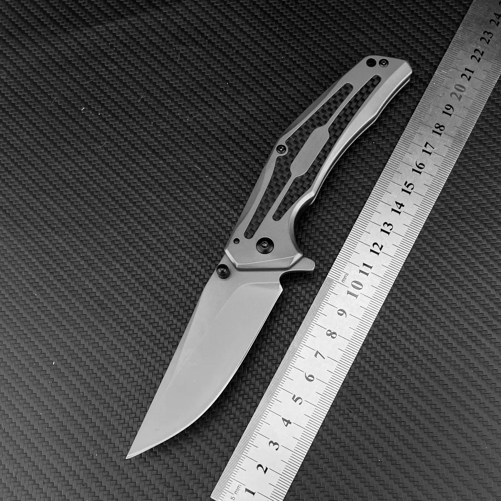 Новый складной нож EDC: Изысканный тактический нож с лезвием из стали 8CR13MOV и рукоятью из углеродного волокна
Новый складной нож EDC: Изысканный тактический нож с лезвием из стали 8CR13MOV и рукоятью из углеродного волокна