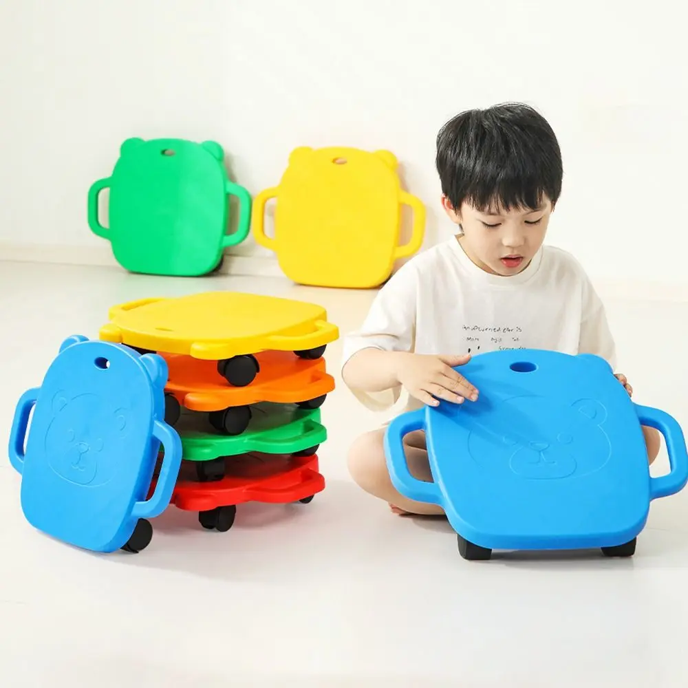 Mute Design Children 4-Wheeled Scooter Wear-resistant with Handles Montessori Sensory Toys Safe Portable
Mute Design Children 4-Wheeled Scooter Wear-resistant with Handles Montessori Sensory Toys Safe Portable