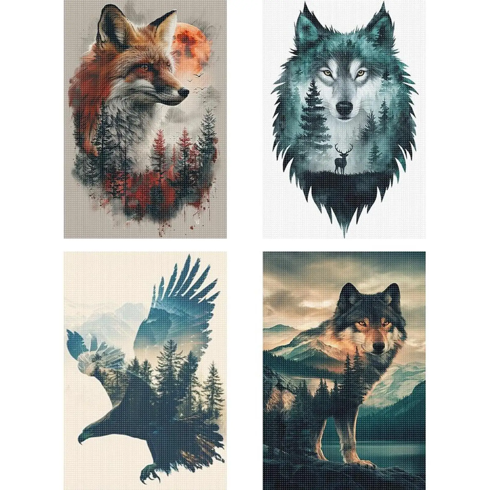 Full Embroidery cotton Thread 11CT Printed Animal Cross Stitch Kit 40x60cm
Full Embroidery cotton Thread 11CT Printed Animal Cross Stitch Kit 40x60cm