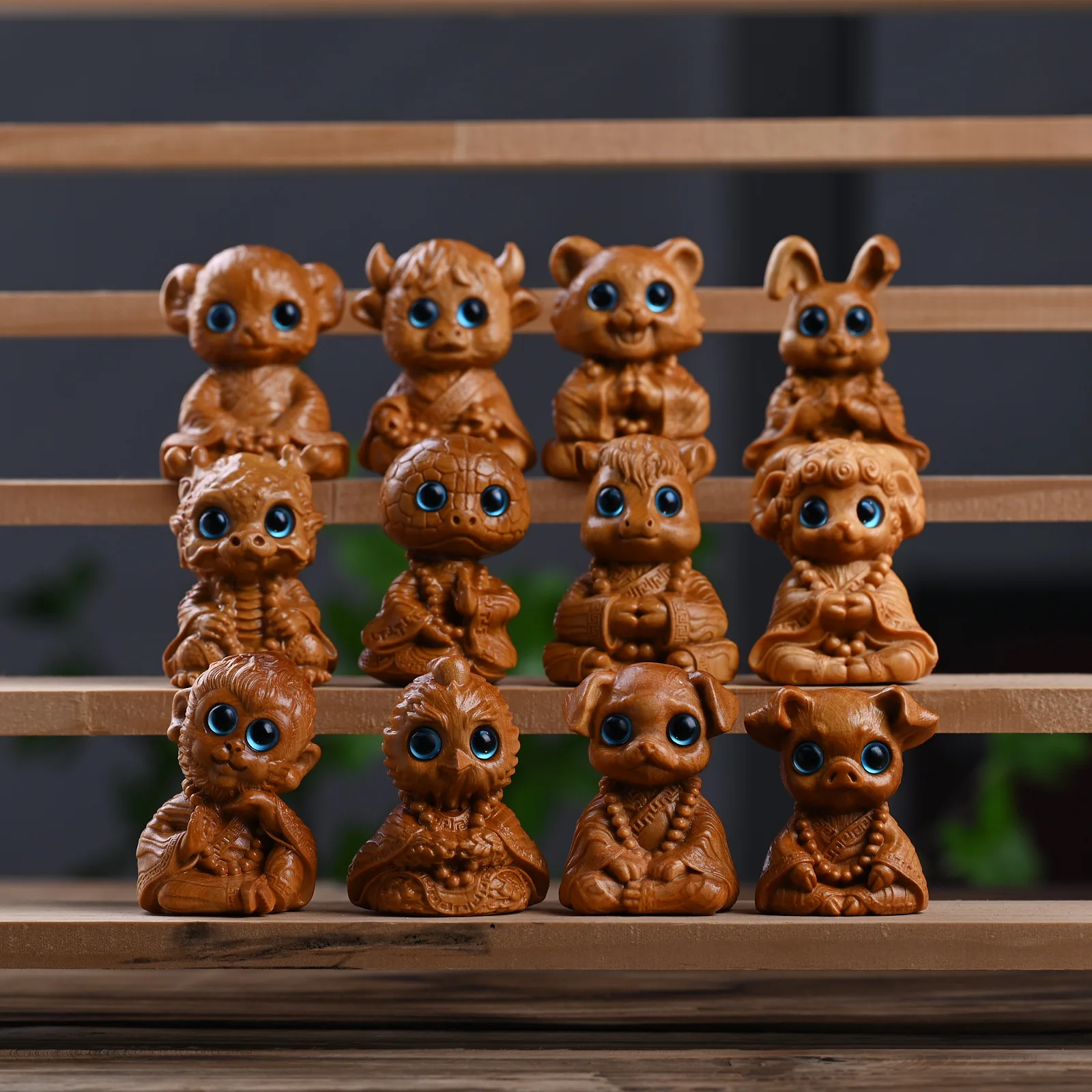 Cliff Cypress Carving New Seated Zen Style Cartoon Zodiac Snake Horse Monkey Dragon Statue Cute Creative Home Desktop Ornament
Cliff Cypress Carving New Seated Zen Style Cartoon Zodiac Snake Horse Monkey Dragon Statue Cute Creative Home Desktop Ornament